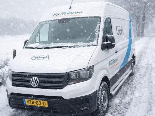 Farmonie FarmTech auto in sneeuw