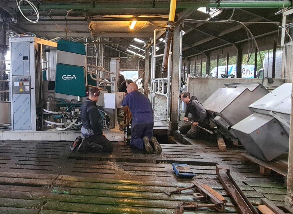 Installatie GEA melkrobot