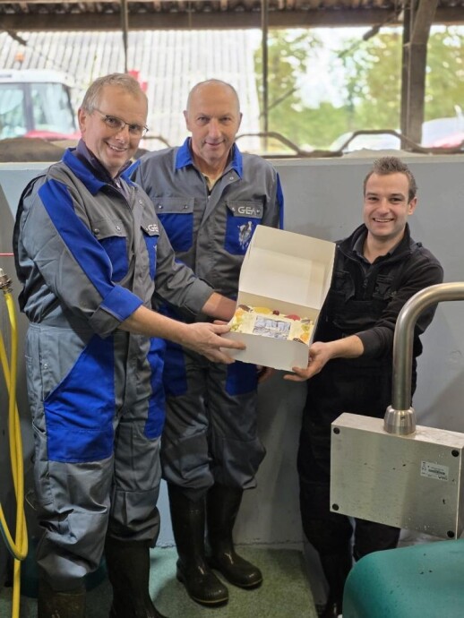 Melkveebedrijf Jentink melkrobot opstart